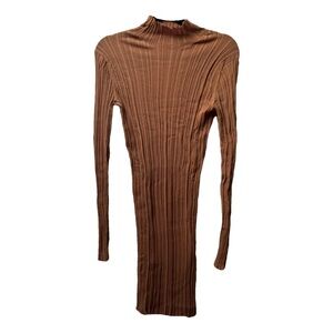 Acne Studios SS 2019 Ribbed Turtleneck Dress